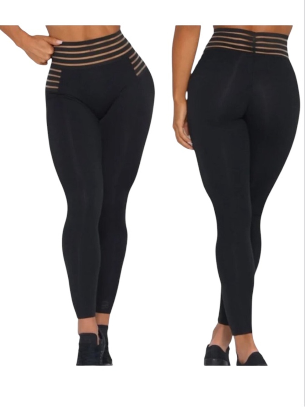 NWOT Bombshell Sportswear Statement Legging Black Size Small